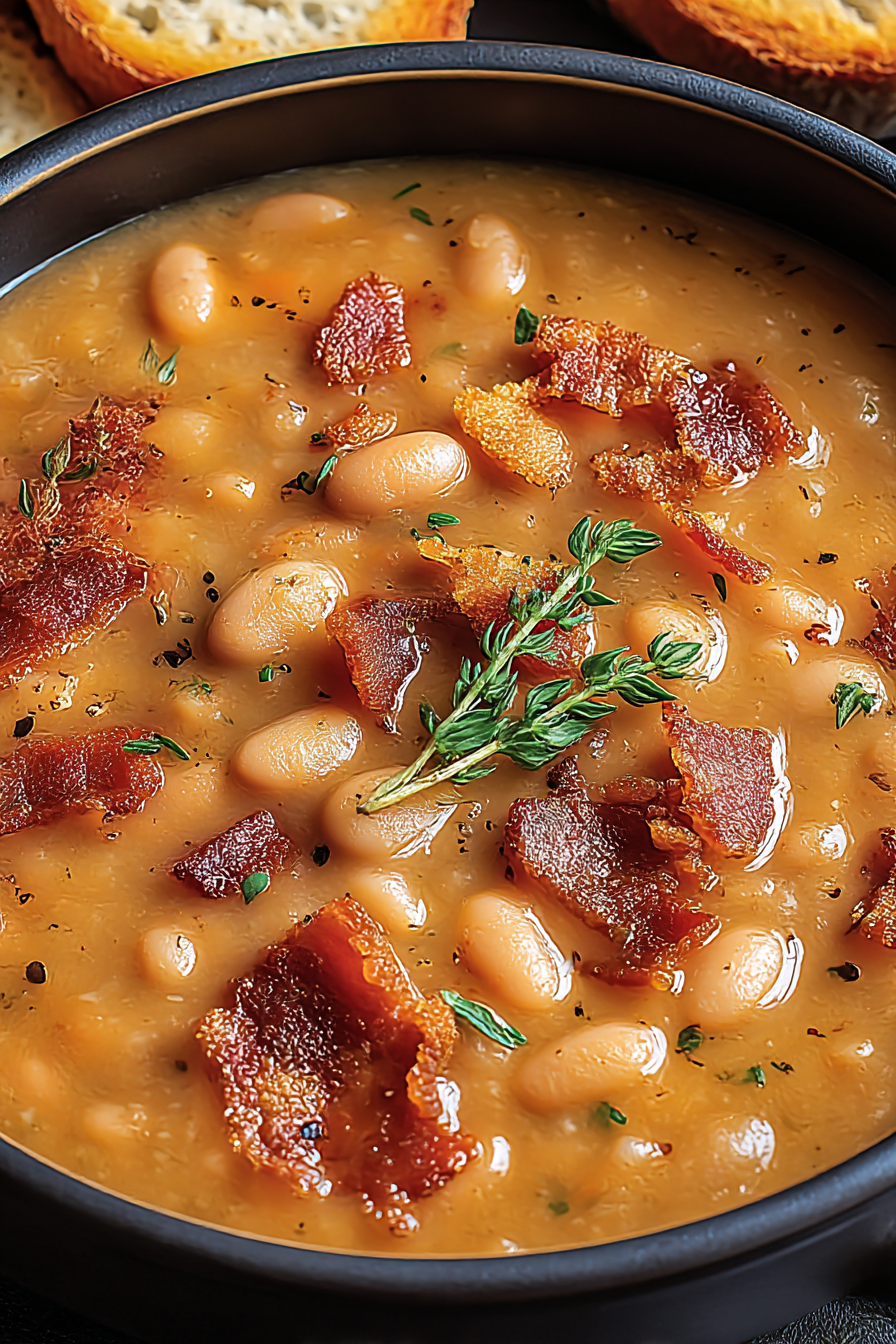 Bean with turkey bacon soup image 2