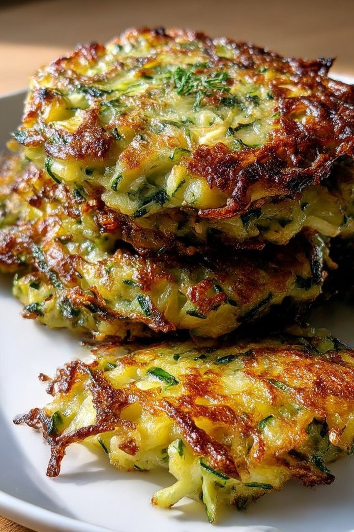 21-Minute Crispy Zucchini Fritters Recipe That Wow image 2