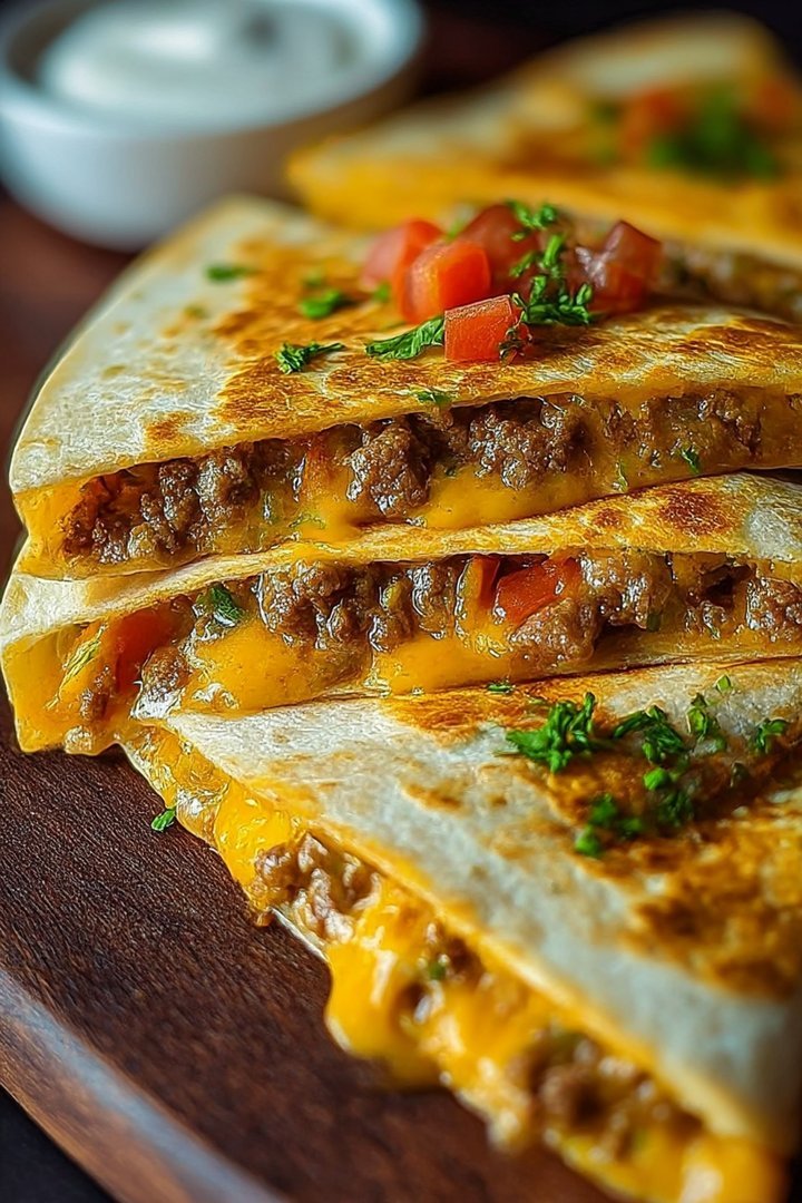Cheeseburger Quesadillas image 2