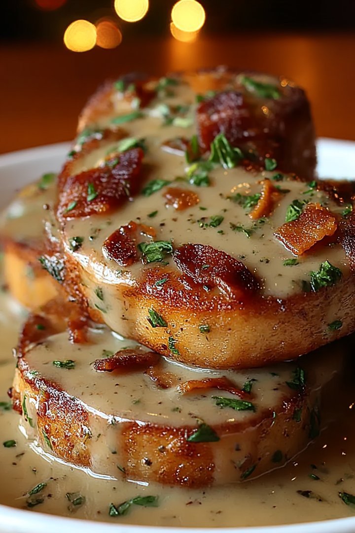 Country Fried Beef Chops with Turkey Bacon Gravy image 2