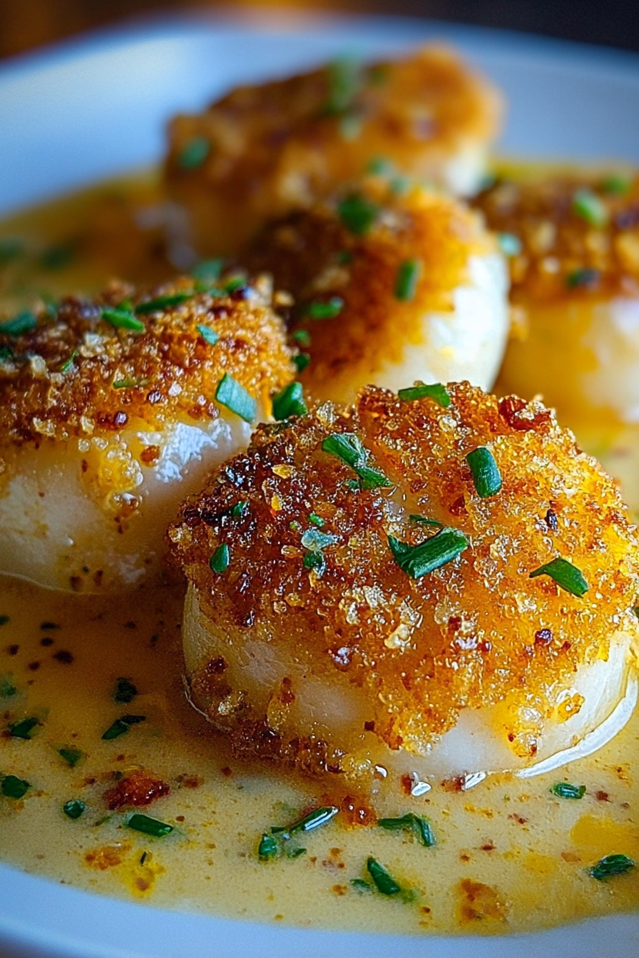 Crispy Panko Crusted Sea Scallops image 2
