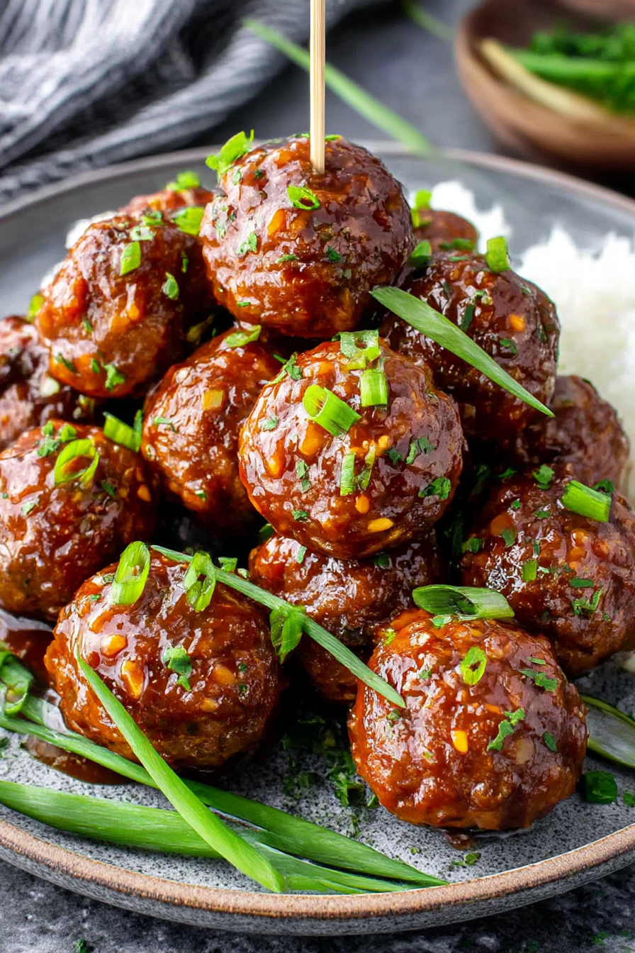 Easy Korean BBQ Meatballs Recipe image 2