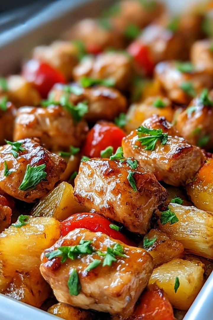 Hawaiian Chicken Sheet Pan image 2