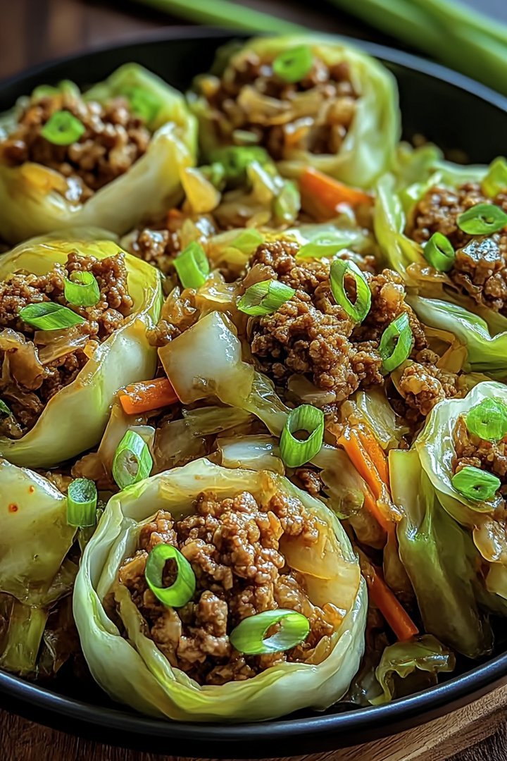 Healthy Chinese Ground Beef Cabbage image 2