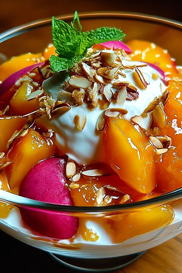 Millionaire Peach Salad image 2