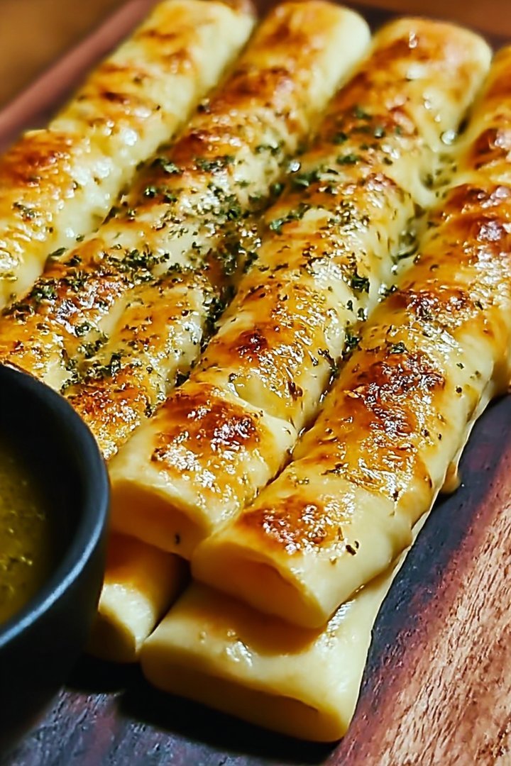 Quick Sourdough Cheesy Breadsticks with Discard image 2