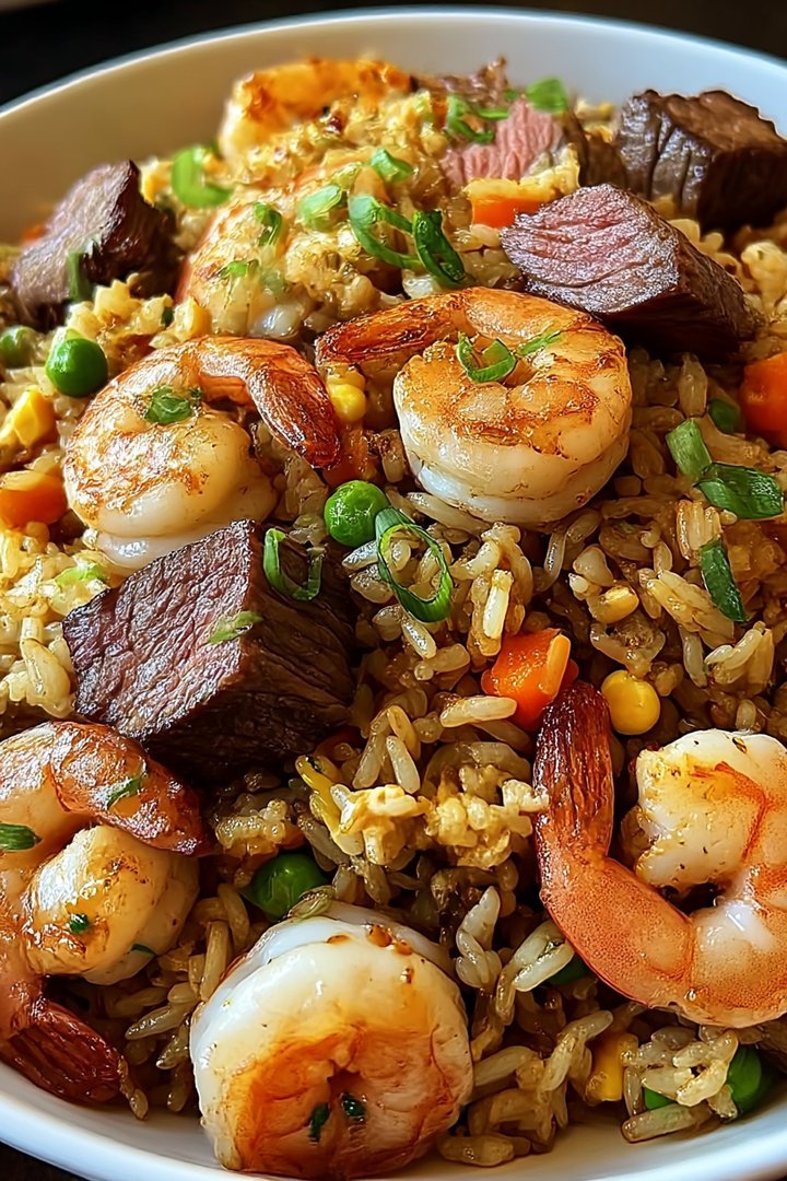 Shrimp and Steak Fried Rice image 2