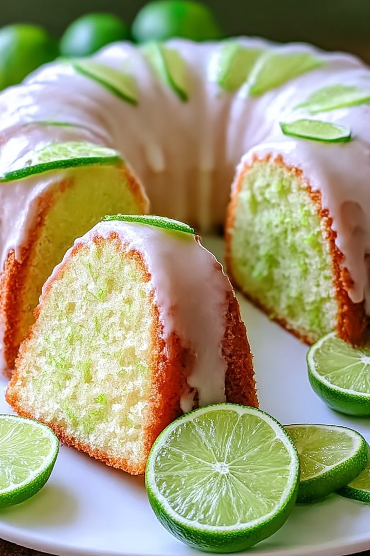 Soft and Tangy Key Lime Pound Cake image 2