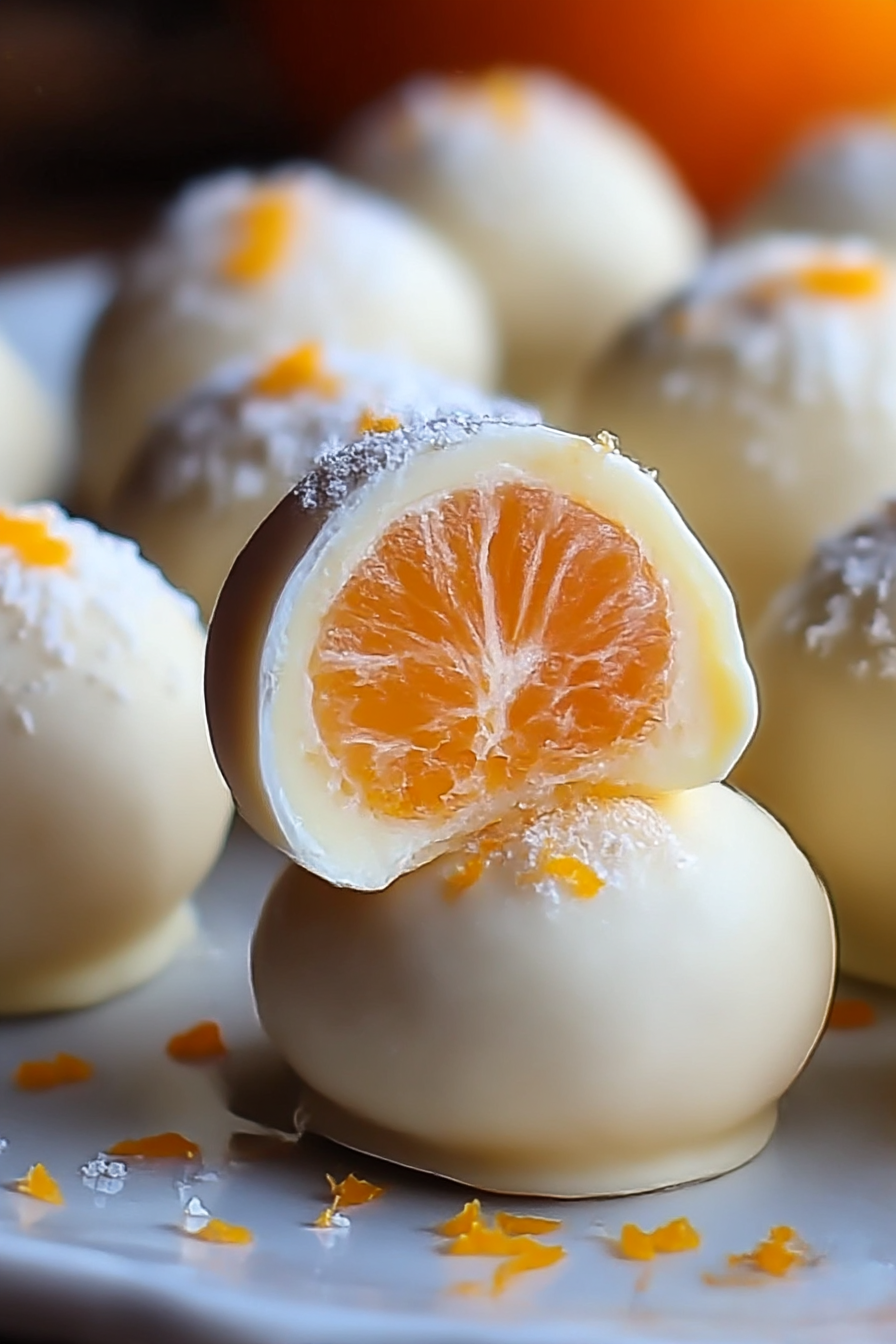 White Chocolate Orange Creamsicle Truffles image 2