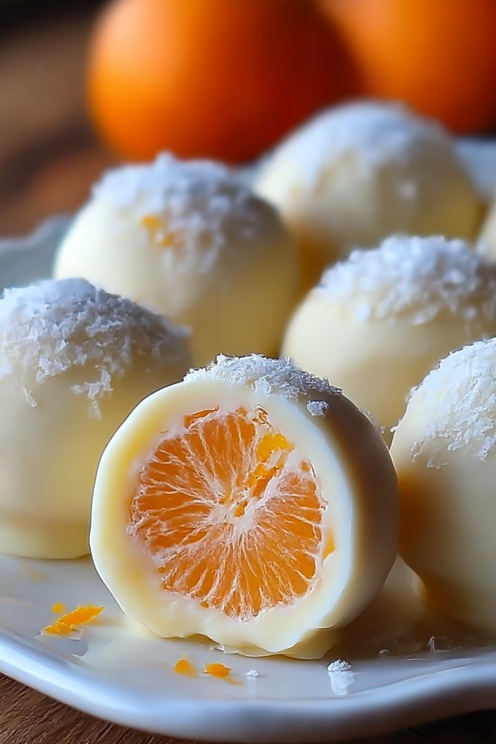 White Chocolate Orange Creamsicle Truffles image 2