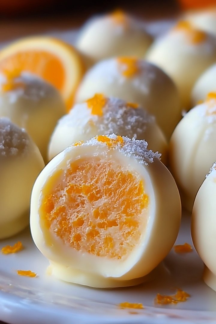White Chocolate Orange Creamsicle Truffles image 2
