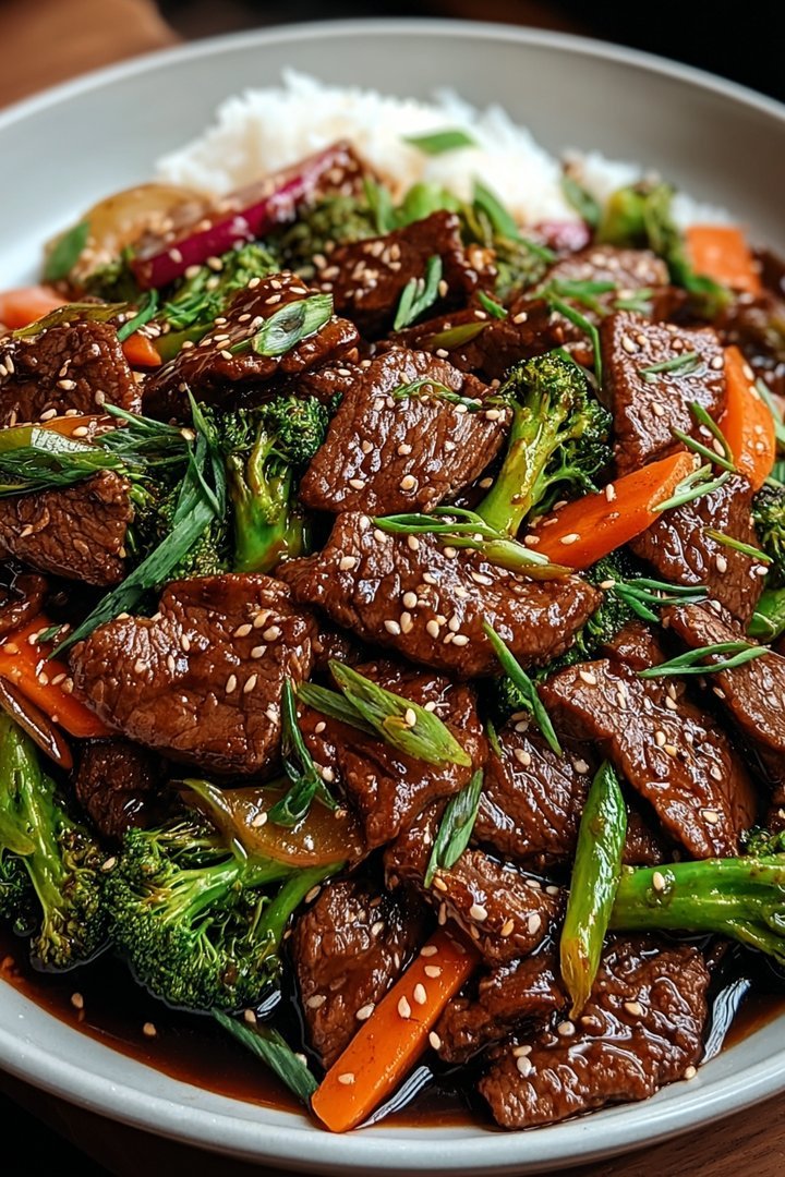 Asian Sweet cucumber waterger Beef Stir Fry image 2