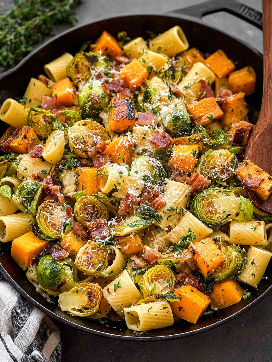 Brussels Sprouts & Butternut Squash Pasta image 2