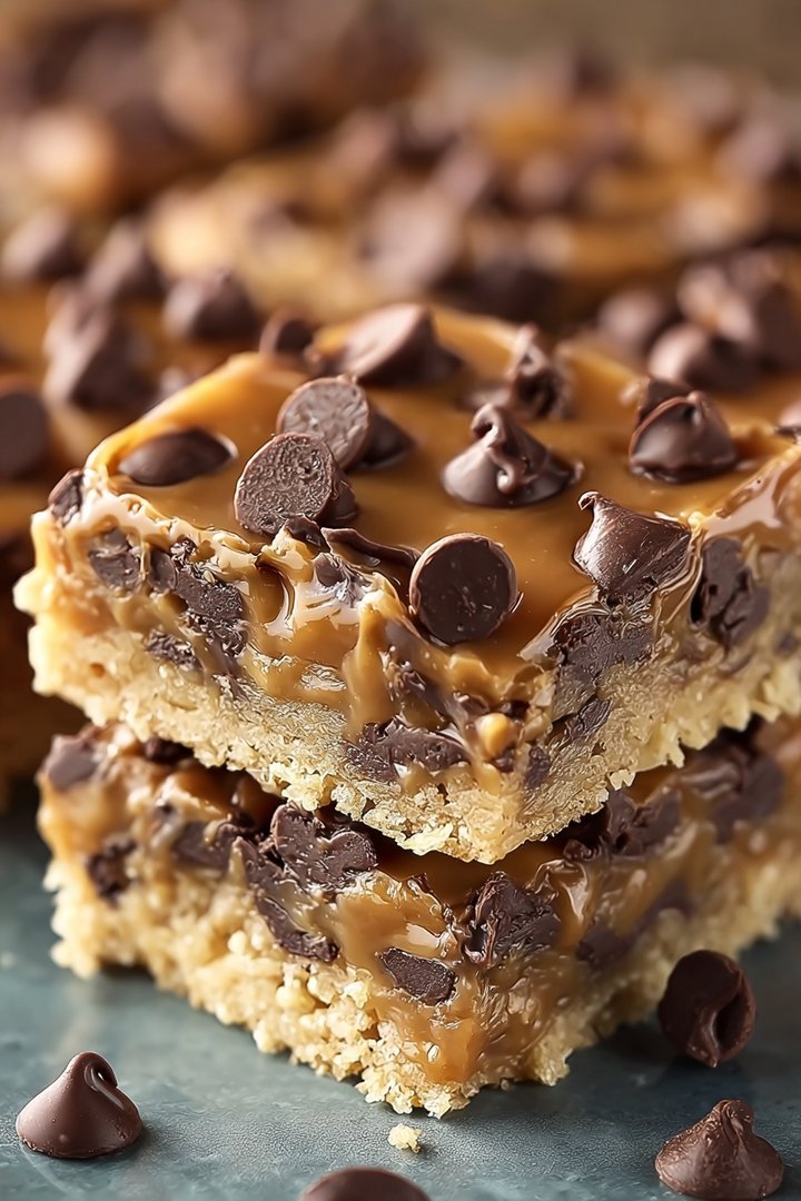 Caramel Chocolate Chip Cookie Bars image 2