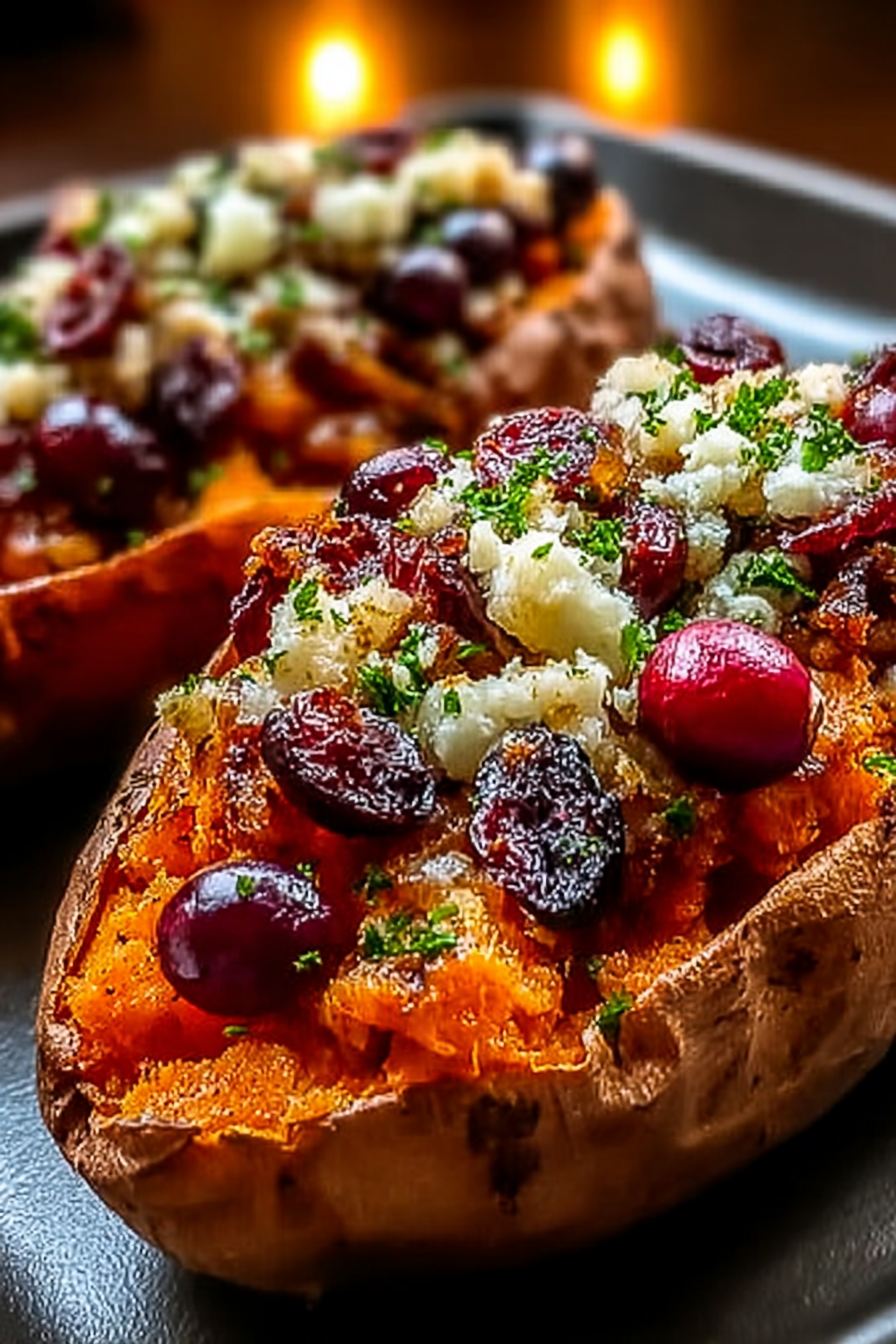 Cranberry Apple Twice-Baked Sweet Potatoes image 2