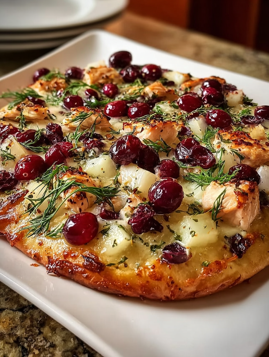 Cranberry Chicken & Brie Pizza image 2