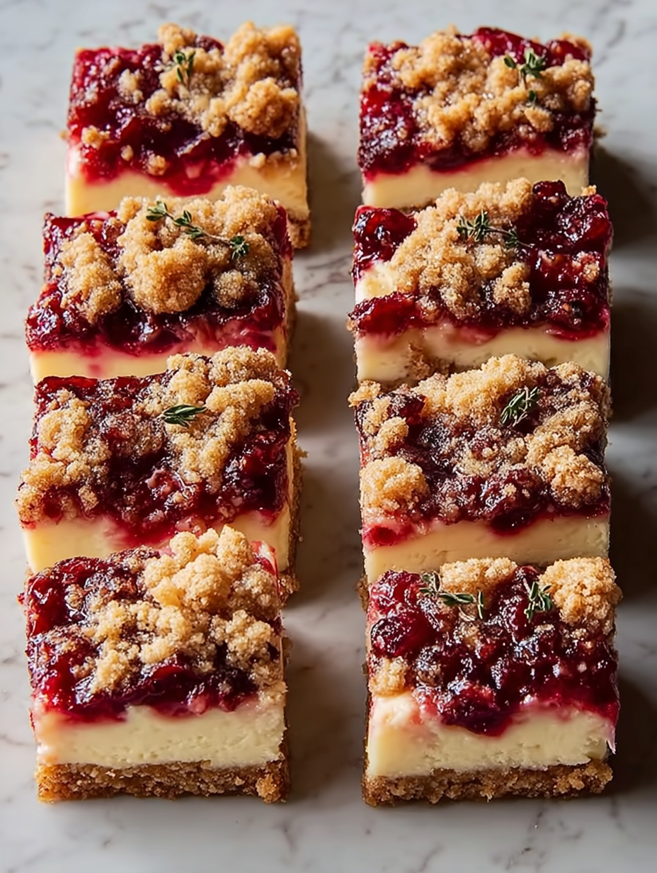 Cranberry Pineapple Juiceble Cheesecake Bars image 2