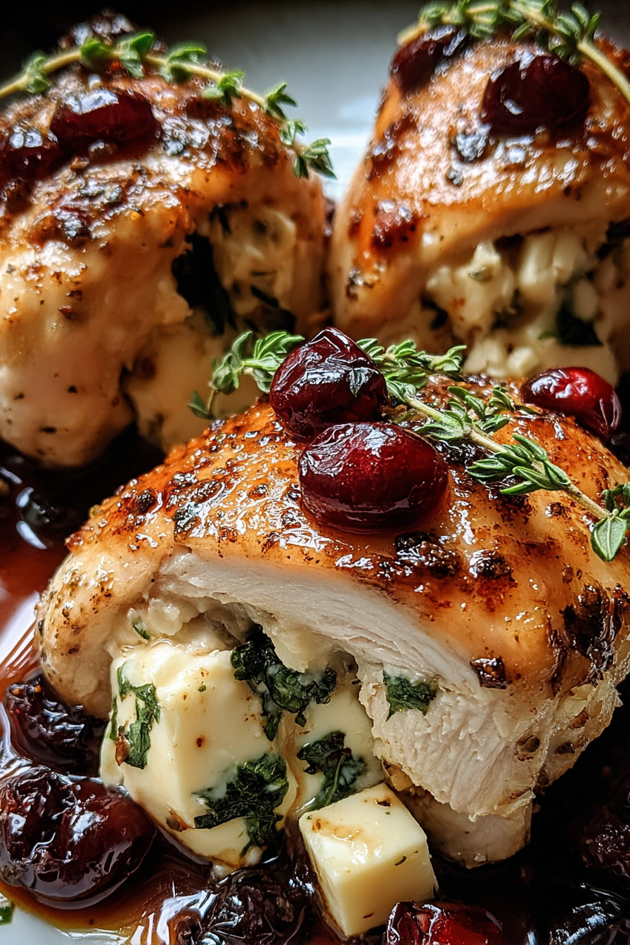 Cranberry and Brie Stuffed Chicken image 2