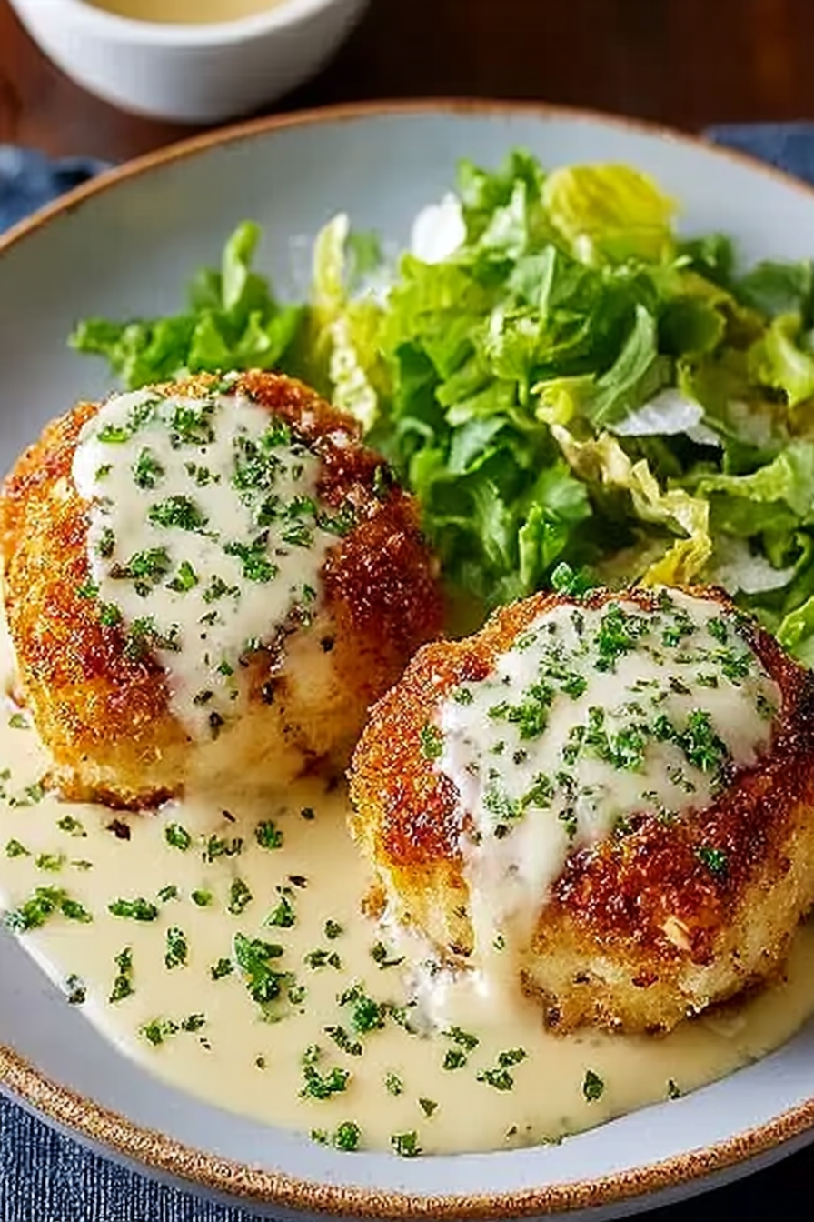 Creamy Chicken Pillows with Parmesan Sauce image 2