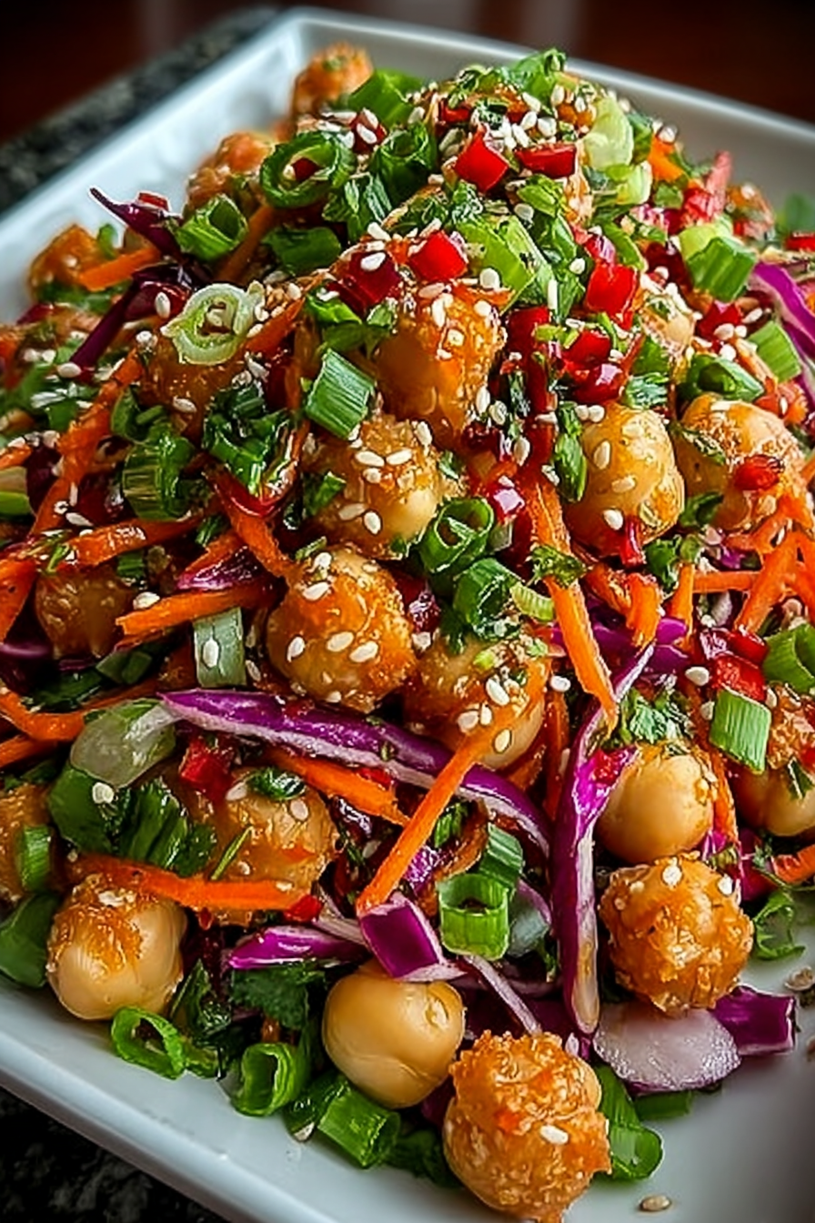 Crunchy Thai Chickpea Salad image 2