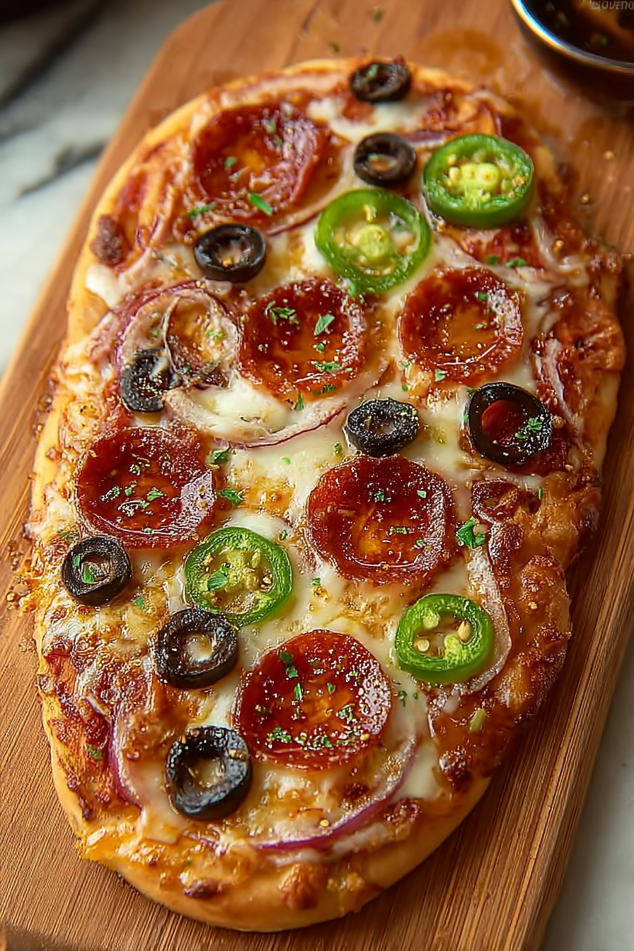 Delicious Hot Honey Flatbread Pizza image 2