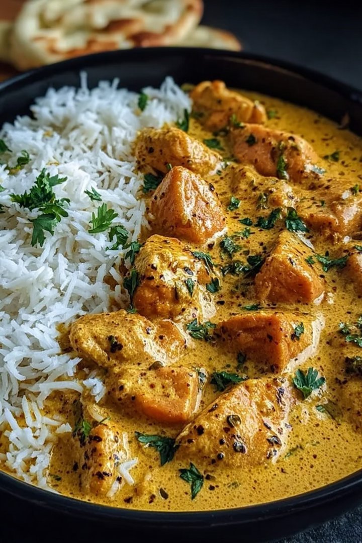 Easy Homemade Chicken Korma with Flatbread or Rice image 2