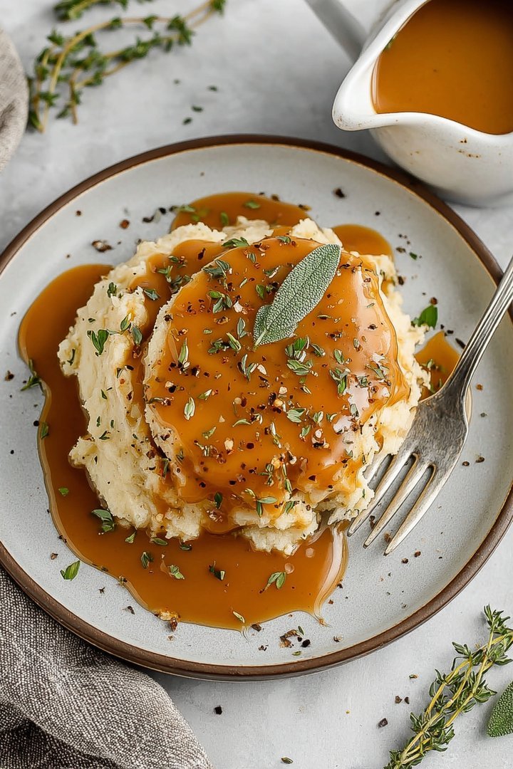 Easy Homemade Turkey Gravy Recipe for Thanksgiving Dinner image 2