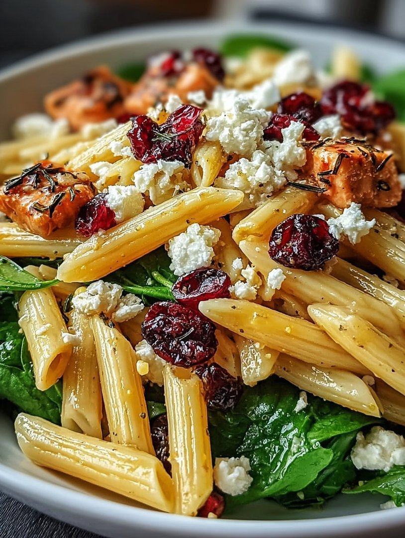 Feta & Cranberry Penne Salad with Orange Vinaigrette image 2
