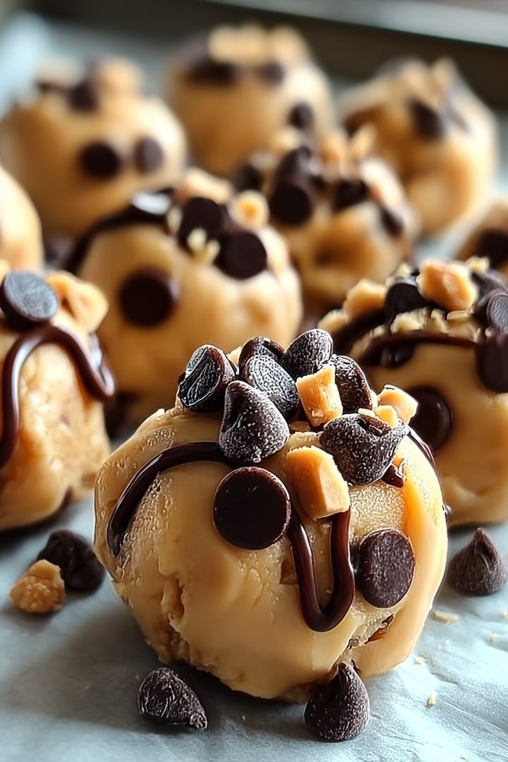 Frozen Greek Yogurt Peanut Butter Bites with Chocolate Chips image 2