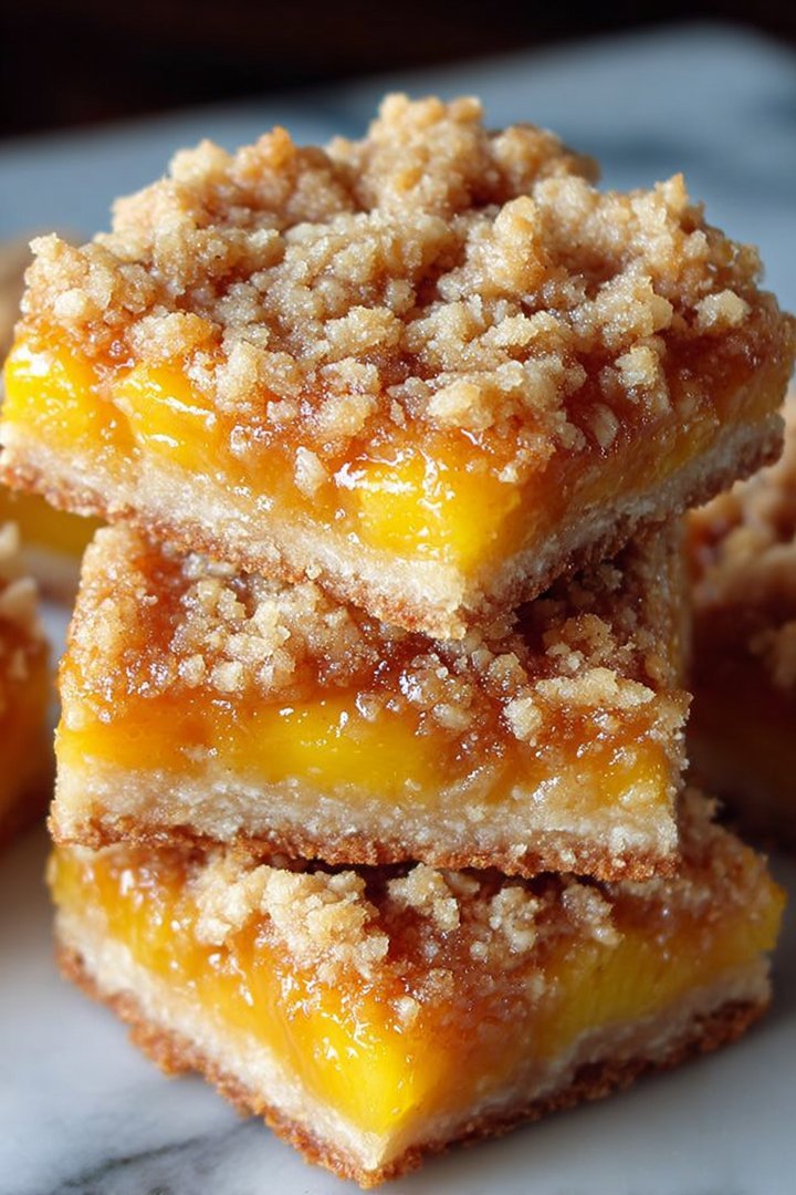Heavenly Summer Peach Bars image 2