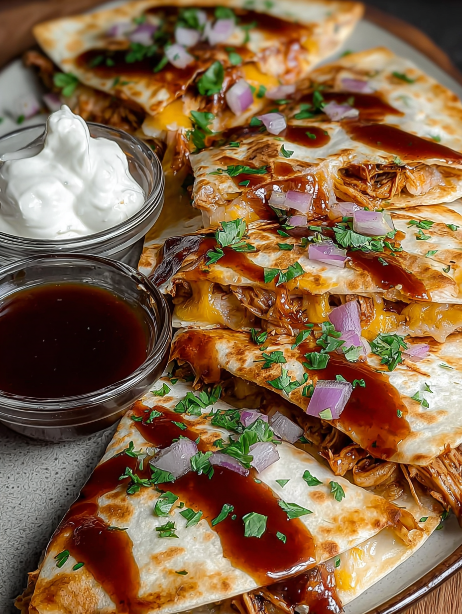 Hot Honey BBQ Chicken Quesadillas image 2