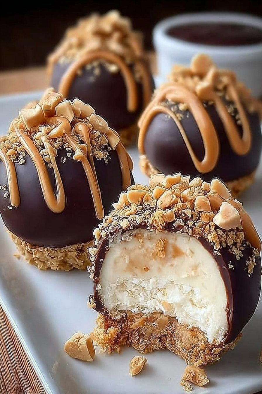No-Bake Peanut Butter Cheesecake Balls image 2