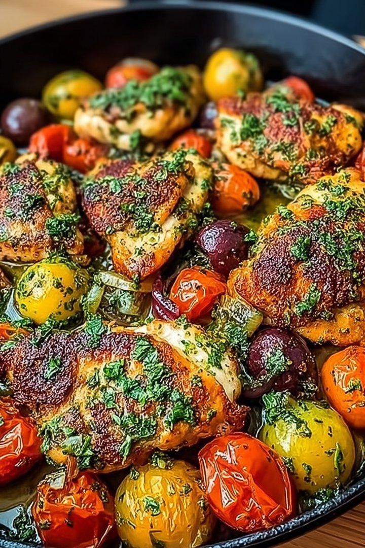 One-Pan Mediterranean Chicken image 2