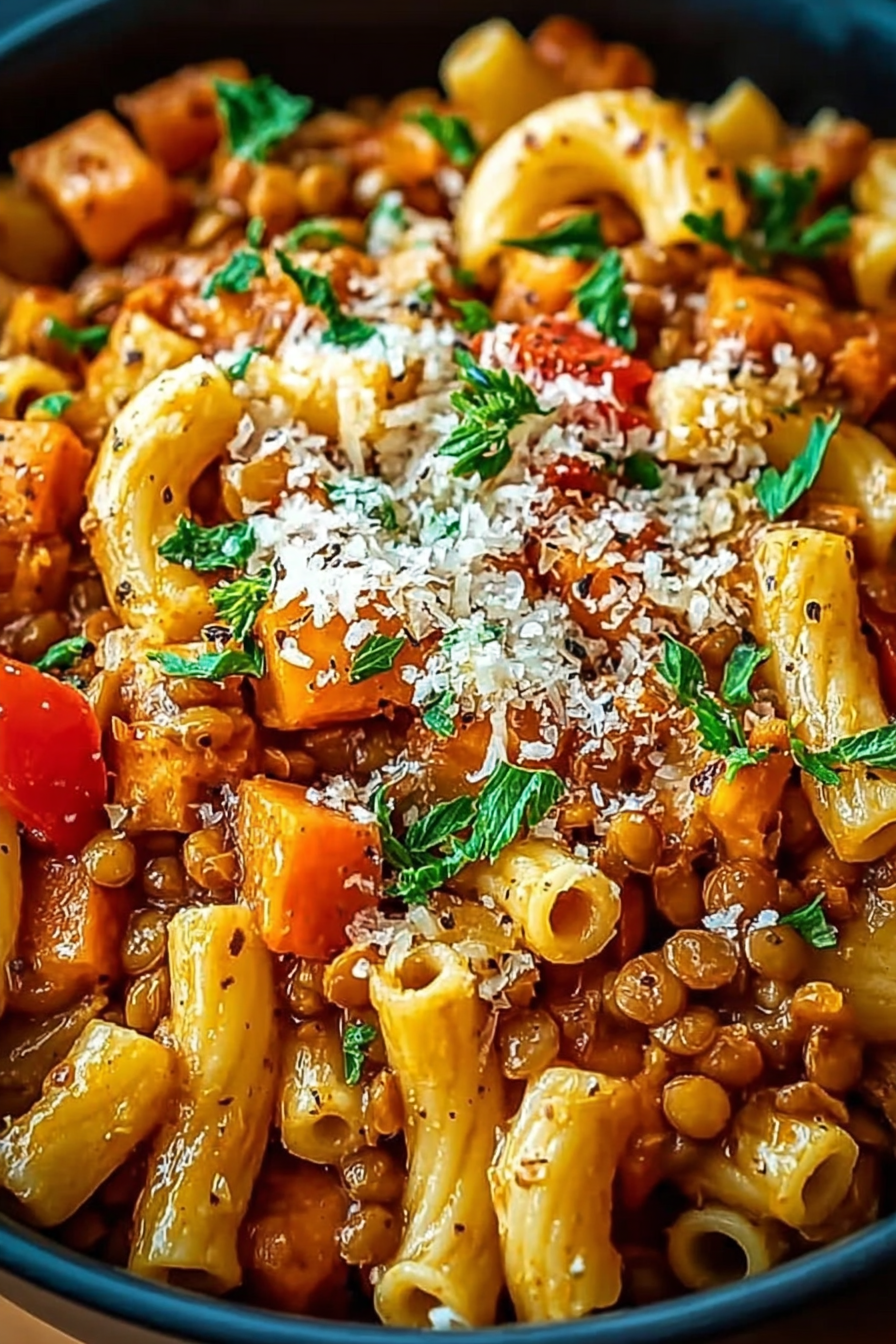 One-pot pasta with lentils image 2