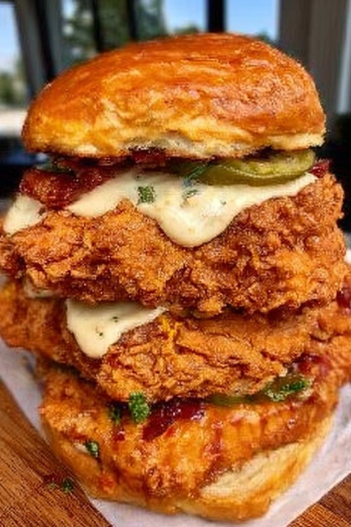 Spicy Chicken Sandwich with Creamy Homemade Sauce image 2