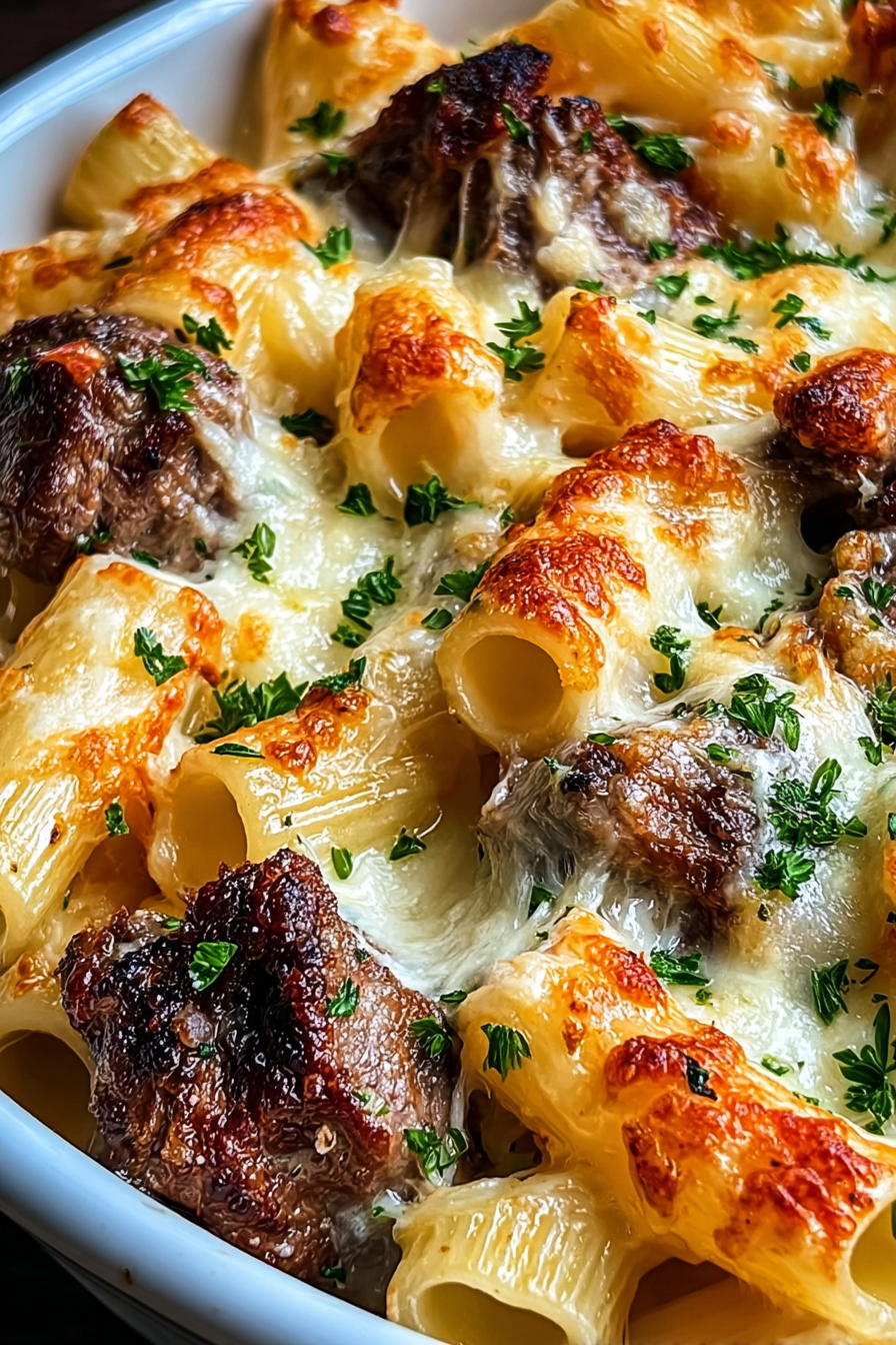 Steak & Truffle Gouda Pasta Bake Recipe image 2