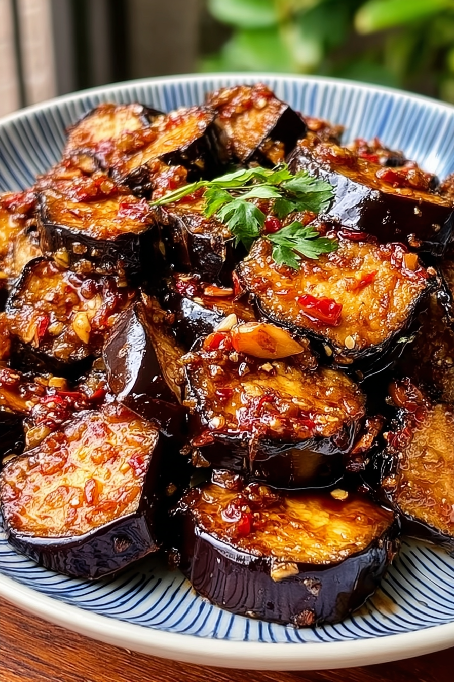 Sticky Garlic Eggplant image 2