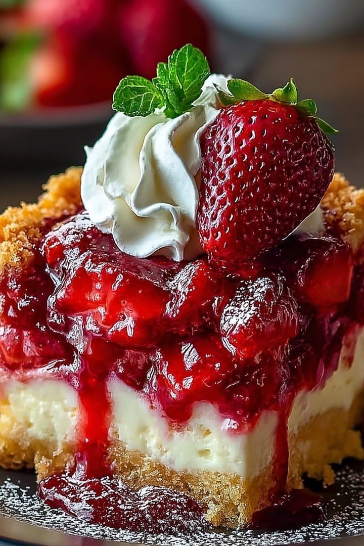 The Ultimate Strawberry Cheesecake Dump Cake image 2