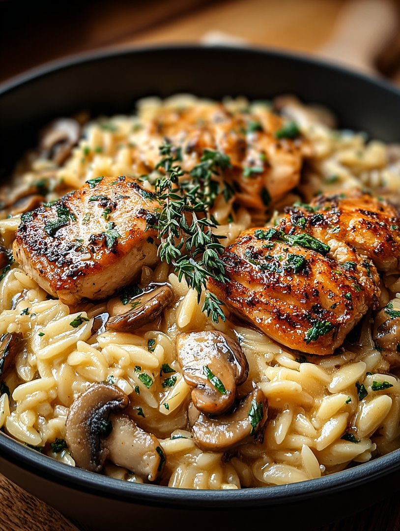 5-Star Creamy One-Pot Chicken Orzo: Dinner in 30 Minutes! image 2