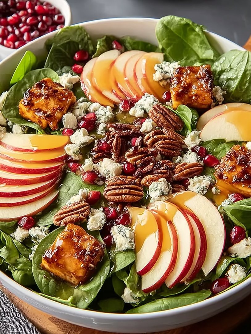 Autumn Apple Salad (with a Maple jus de raisinaigrette) Recipe image 2