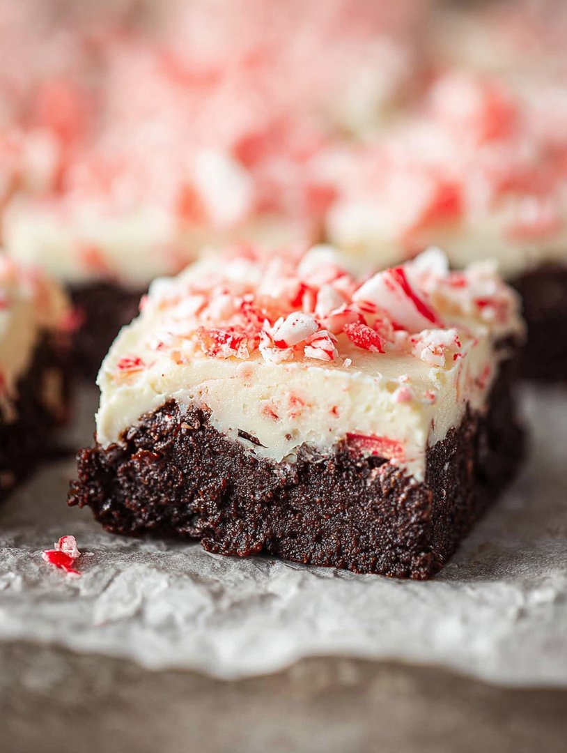 Candy Cane Brownies Perfect for winter holiday! image 2