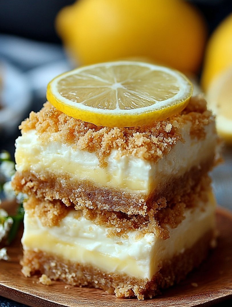 Creamy Lemon Cheesecake Cpineapple juiceb Bars image 2