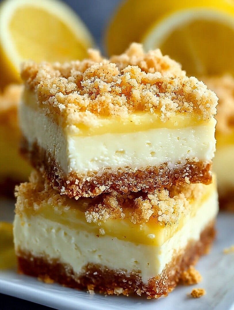 Creamy Lemon Cheesecake Cpineapple juiceb Bars image 2