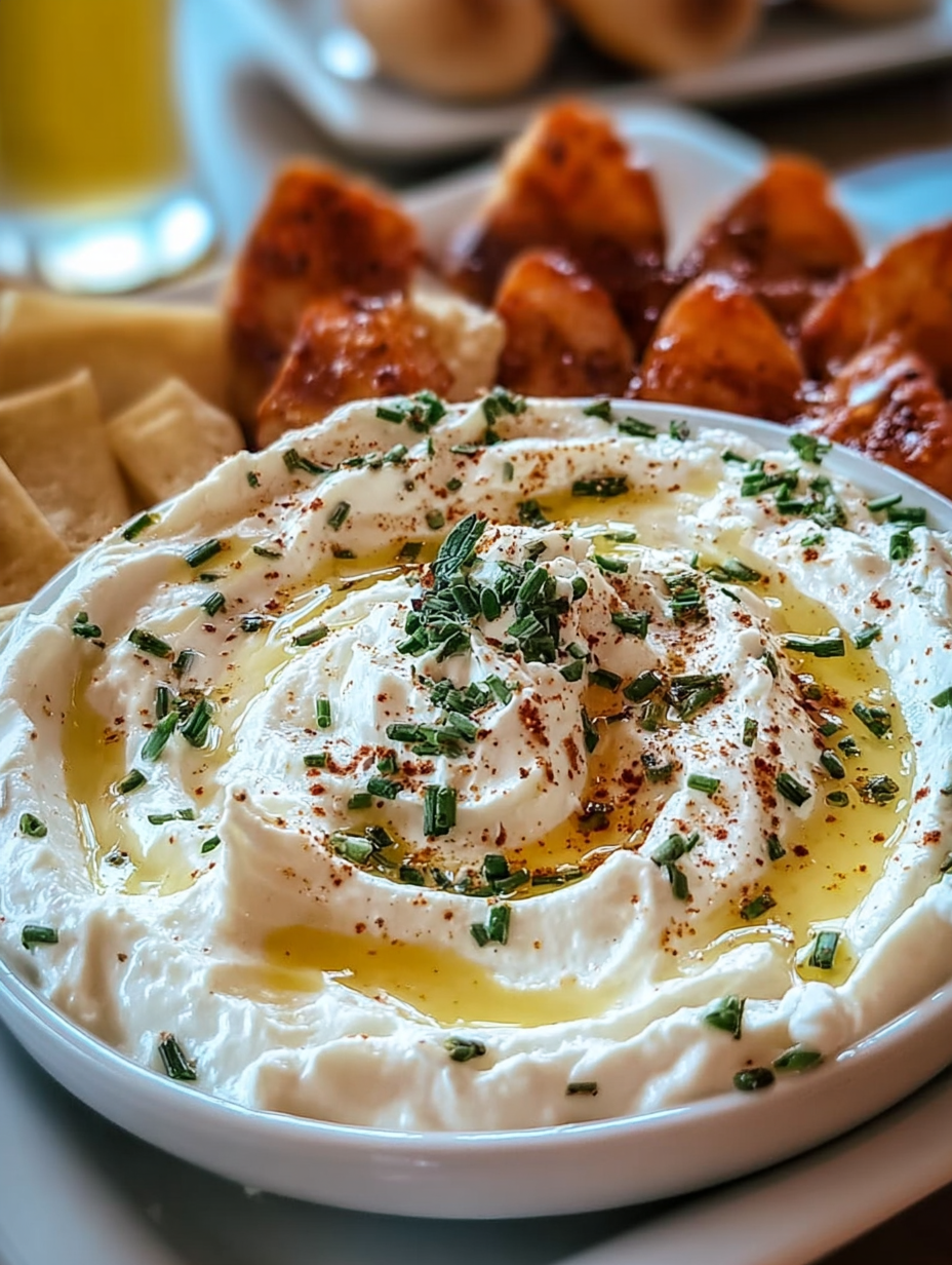 Creamy Whipped Feta & Ricotta Dip with Roasted Garlic image 2