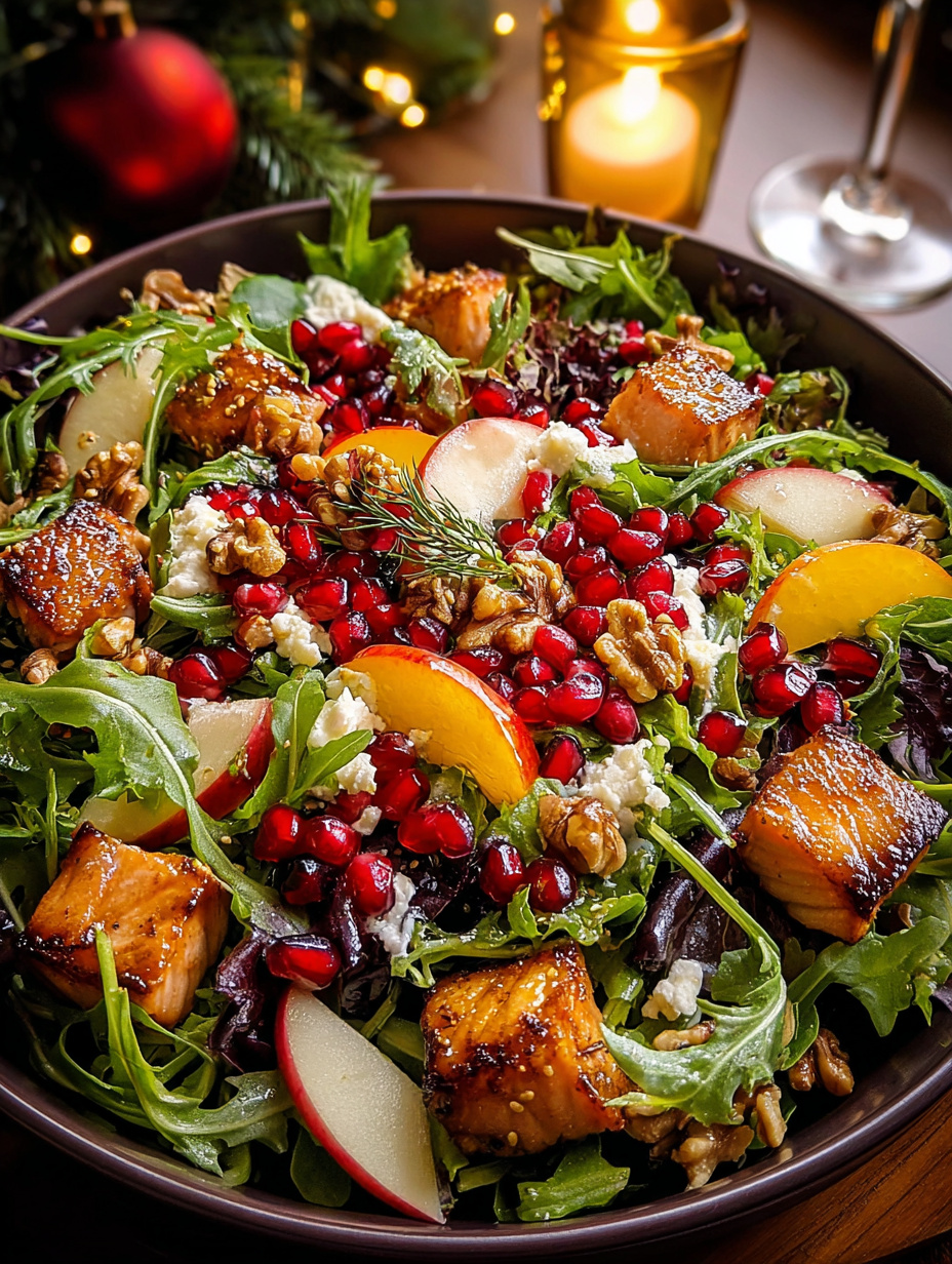 Delicious Winter holiday Salad with Honey Mustard Dressing image 2