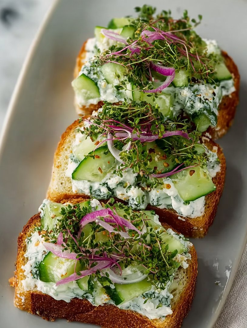 Delicious Cucumber Salad Sandwiches image 2