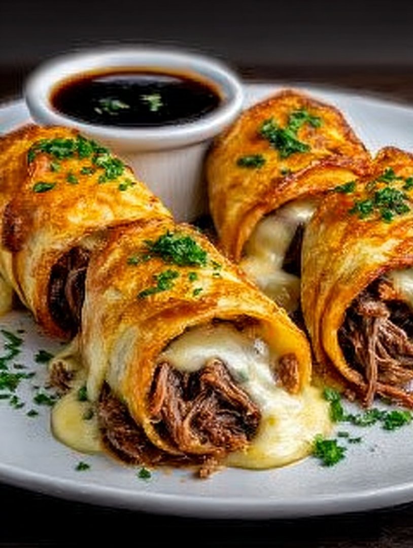 French Dip Tortilla Roll Ups image 2