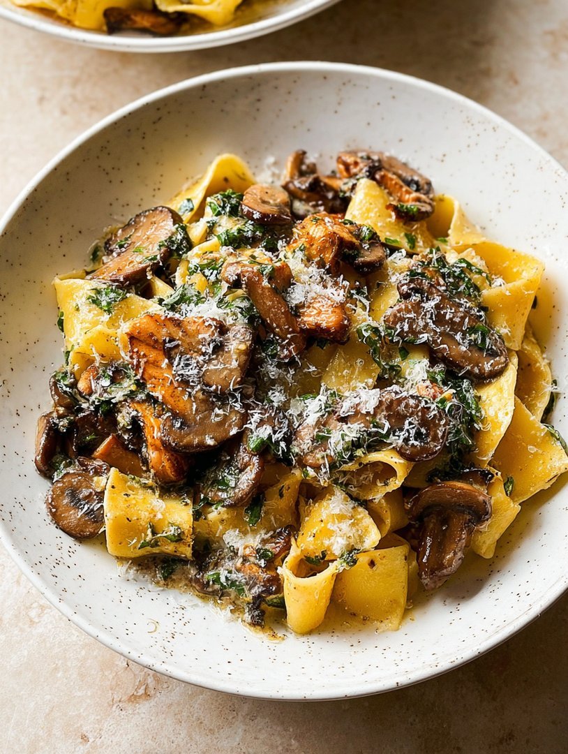 Garlic Butter Mushroom Pappardelle image 2