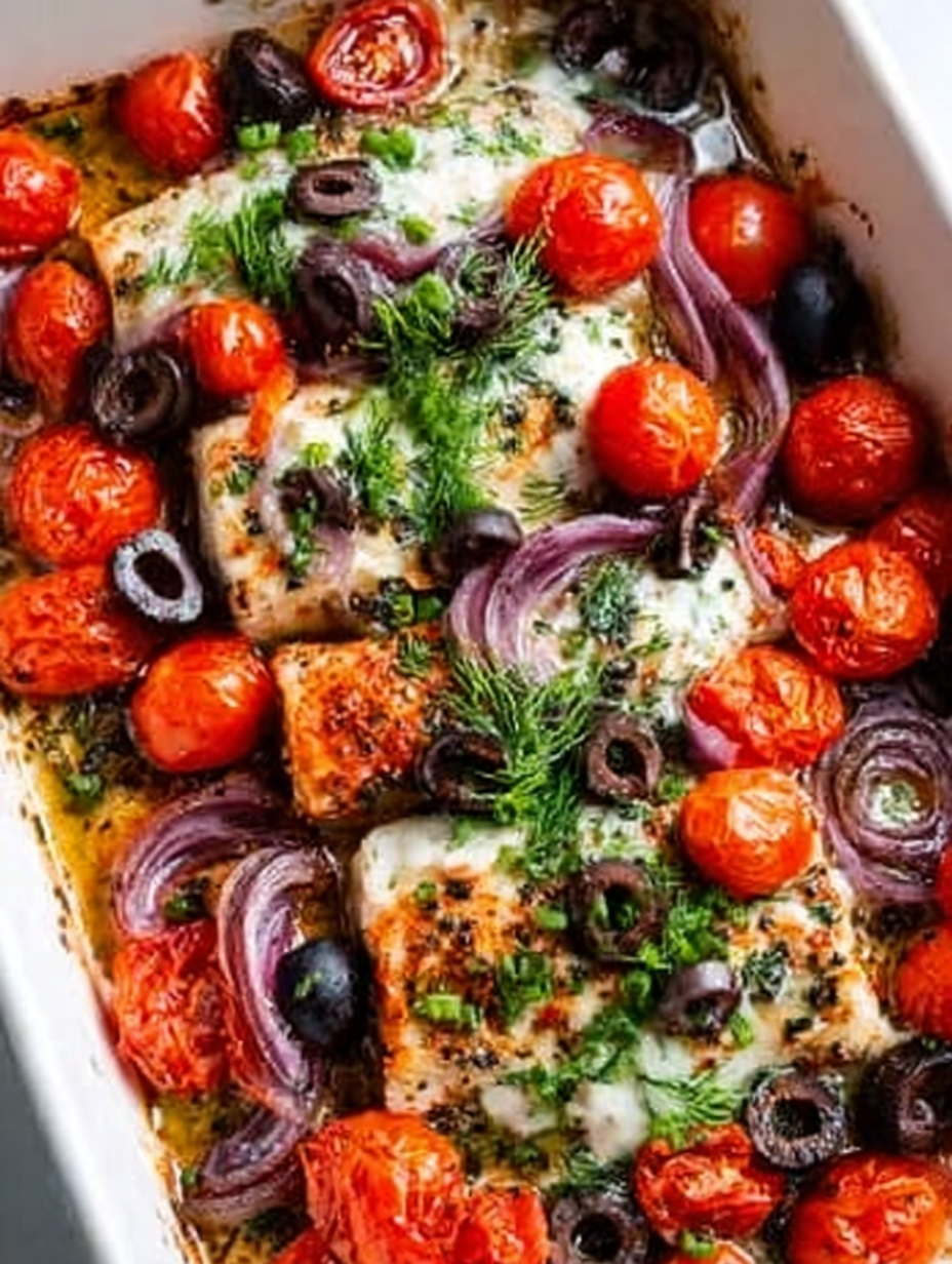 Grilled Cod with Roasted Tomatoes & Creamy Dill Sauce image 2