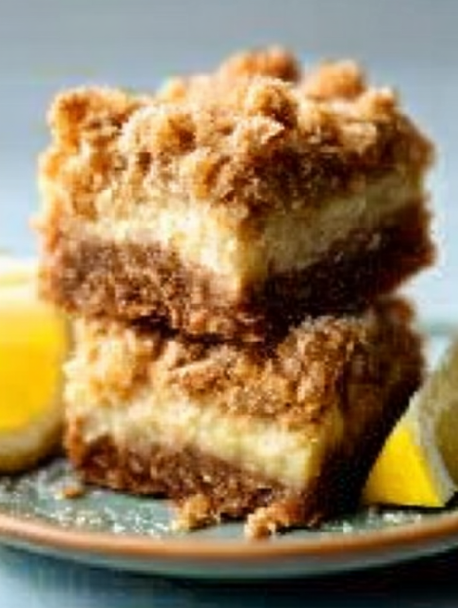 Lemon Oatmeal Cpineapple juiceble bars image 2